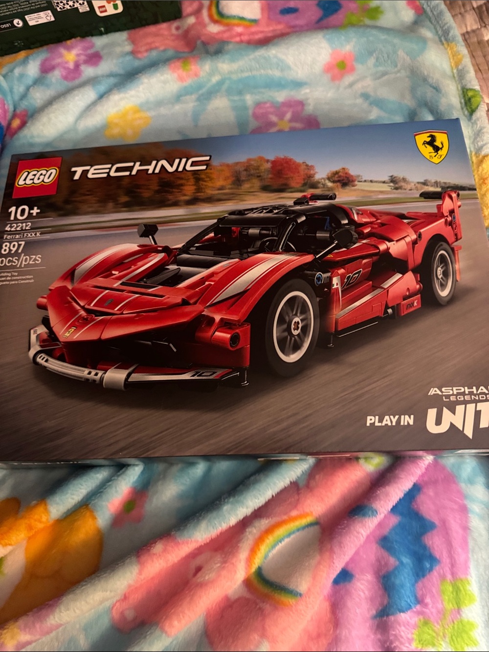 LEGO Technic Red and Black Ferrari FXX K Model
